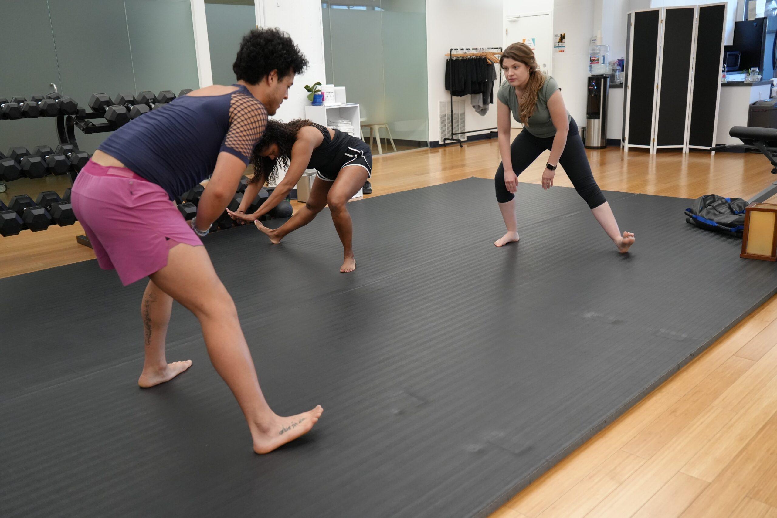 Athlete Studio group mobility training session